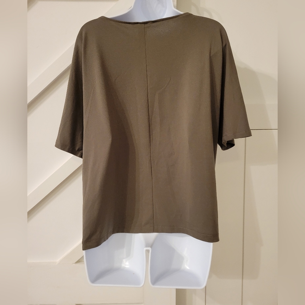 H&M Boat Neck Style Dress Shirt, Womens Size Small - Picture 2 of 5